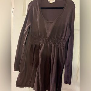 Michael Kors Brown Knit Dress